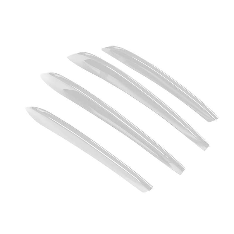 Car Front Fog Lamp Strip Grille Trim Cover for W167 V167 GLE350/400/450 GLE53 2020+ Silver