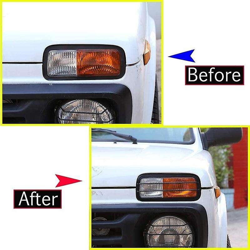Car Front Fog Lamp Light Guard Protector Frame Cover Trim for Niva Car Accessories, 2PCS