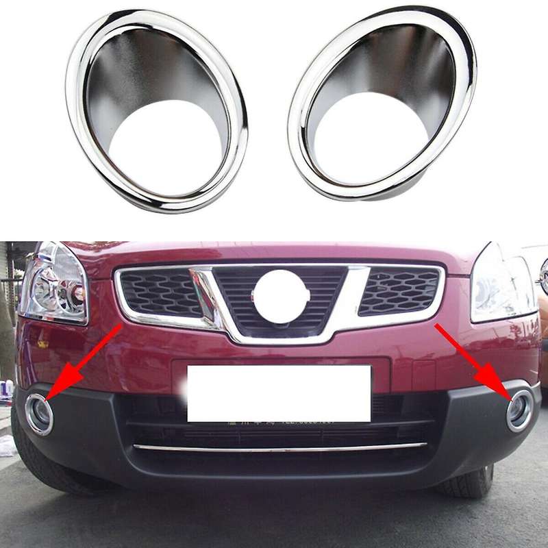 Car Front Fog Light Cover Trim Sticker Front Bumper Decoration Lamp for 2007 2008 2009