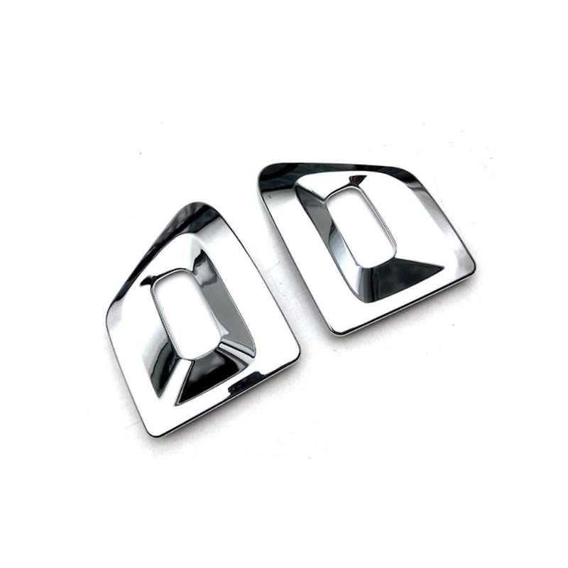 Car Front Fog Light Cover Trim Decoration Accessories for R53 2022 2023 - Silver