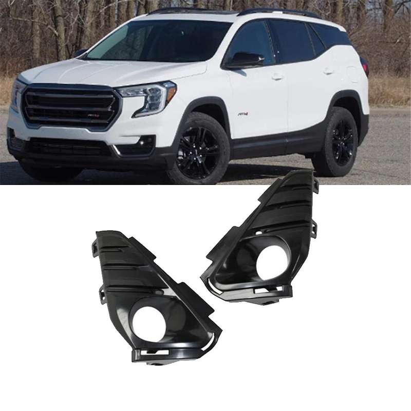 Car Front Fog Light Cover with Holes for Terrain 2018-2021 23196307 23196308 Fog Light Bezel Trim