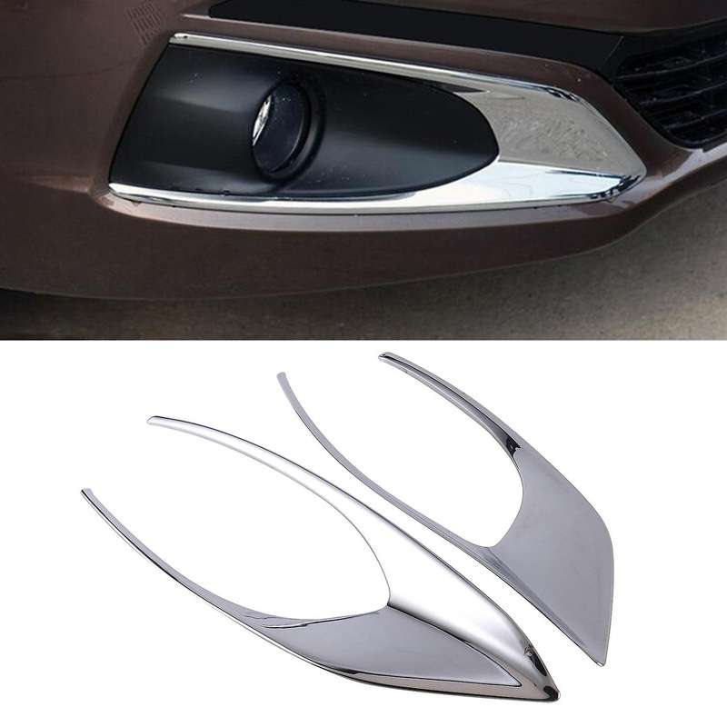 Car Front Fog Light Cover Case Stickers Trim Accessories for 301 2017