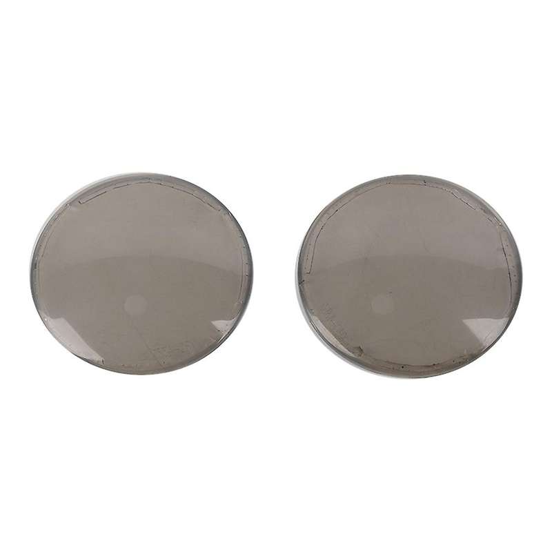 Car Front Fog Light Cover Decoration Stickers for 2010 2011 Accessories Smoked Black 2pcs