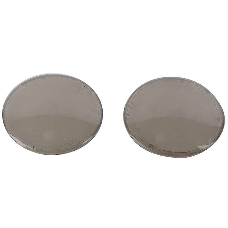 Car Front Fog Light Cover Decoration Stickers for 2010 2011 Accessories Smoked Black 2pcs