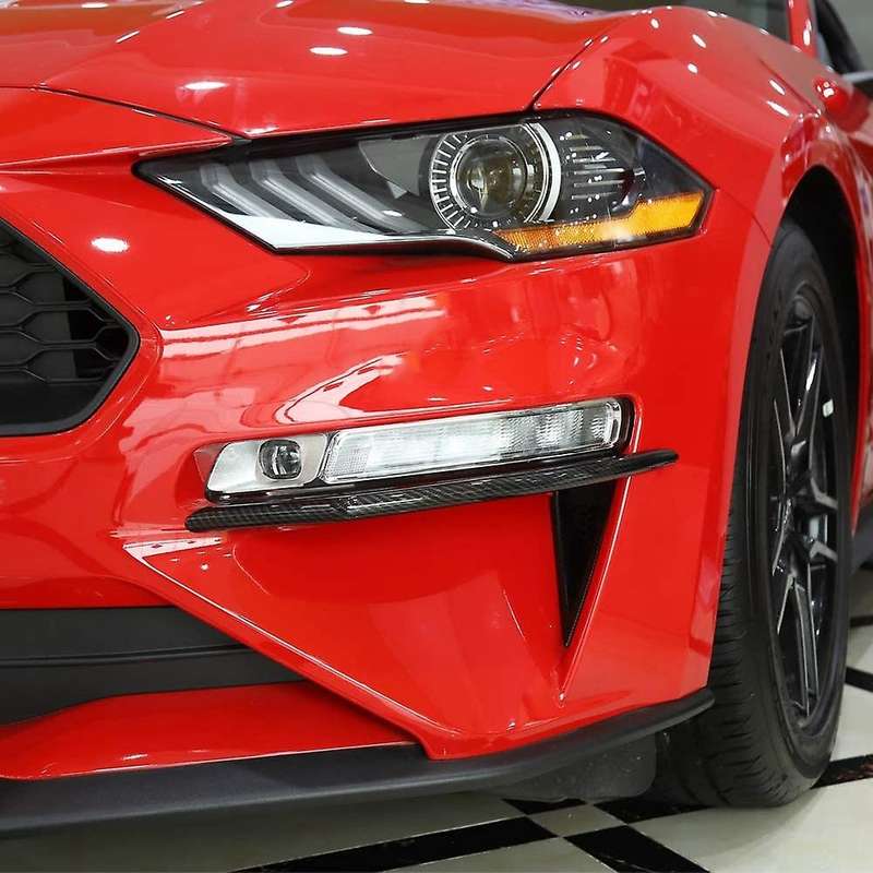 Car Front Fog Light Eyelid for 2018-2021 Fog Lamp Strips Trim Stickers