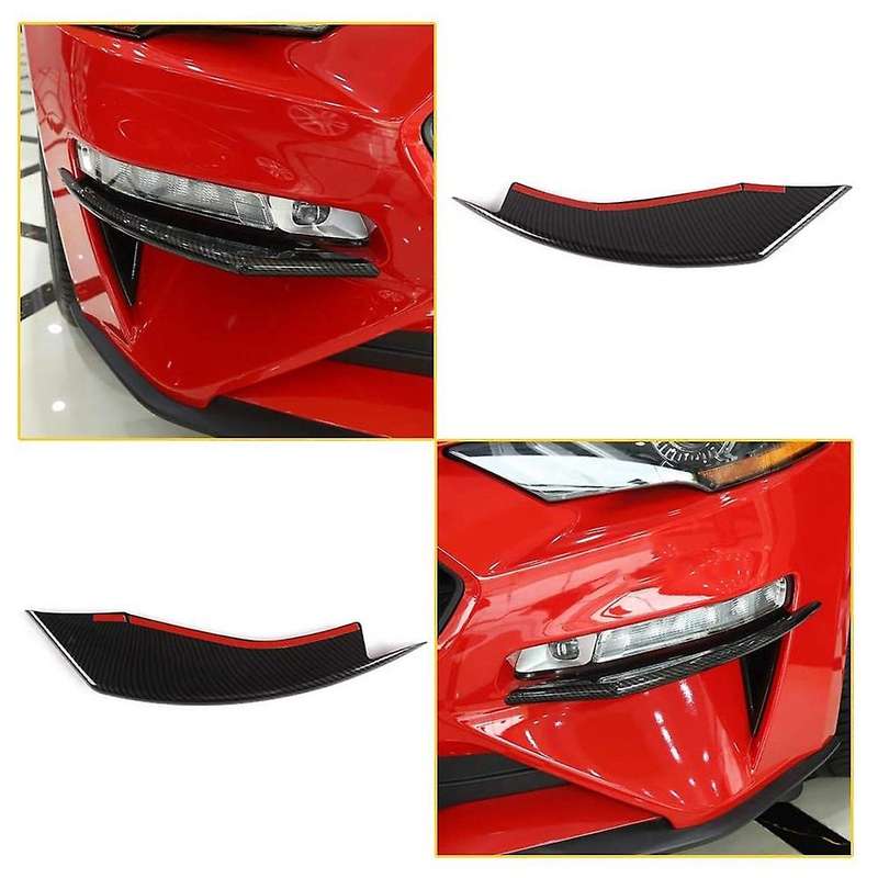 Car Front Fog Light Eyelid for 2018-2021 Fog Lamp Strips Trim Stickers