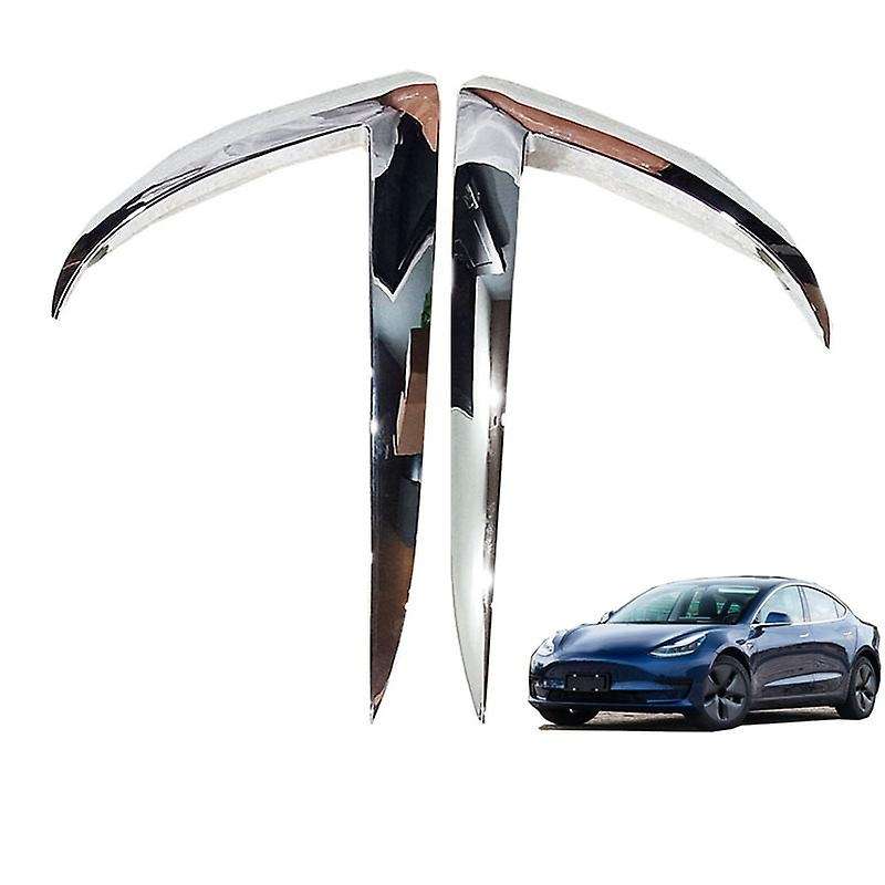 Car Front Fog Light Eyebrow Cover Trim for 2017-2019