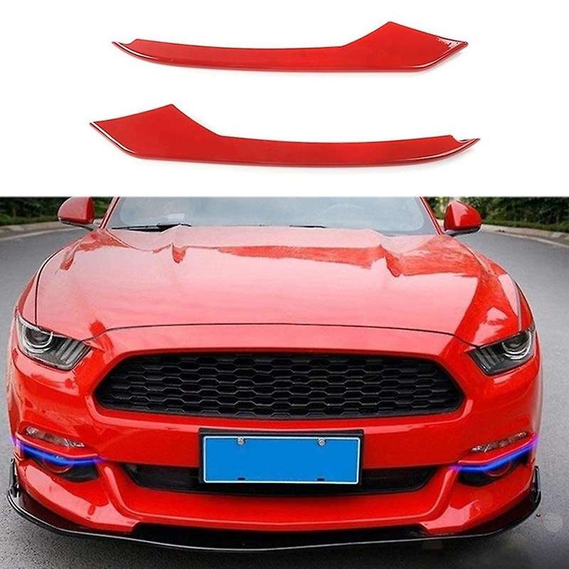 Car Front Fog Light Eyelid Decoration Cover Trim Strips Stickers for 2015-2018 Accessories ,C