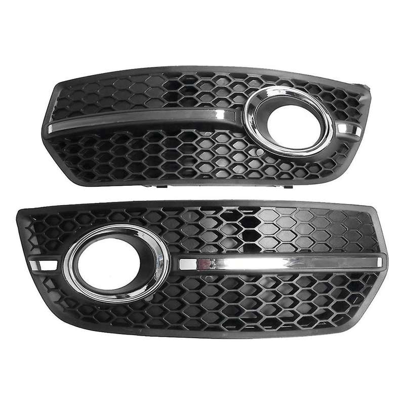 Car Front Fog Light Grille Anti-fog Daytime Running Light Frame for Q5 2009-2011 8r0807681a 8r08076
