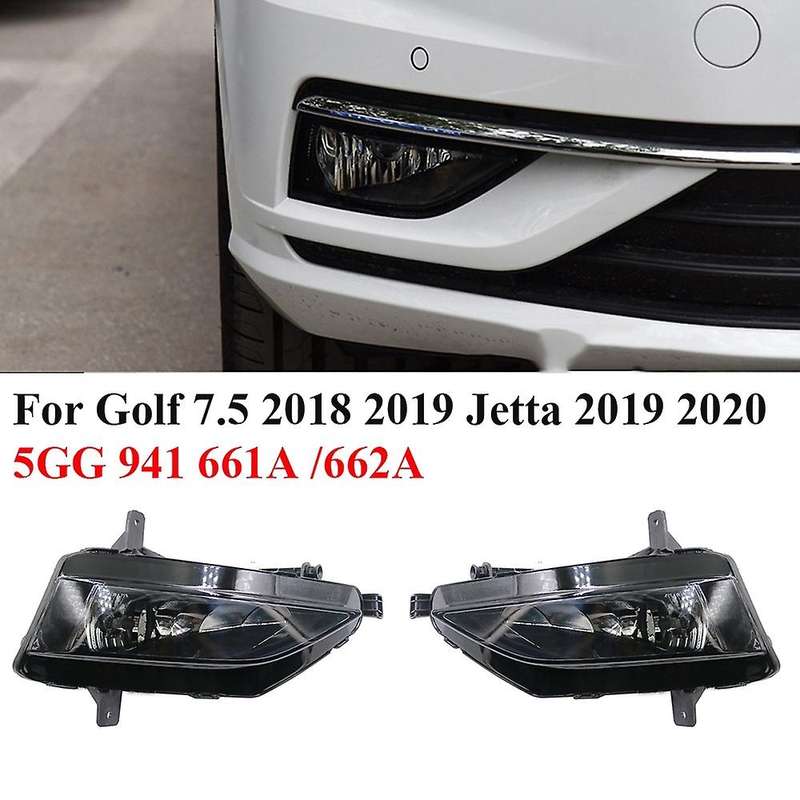 Car Front Fog Light Lamp Assembly with Halogen Bulb for Golf 7.5 2018 2019 2019 2020 5GG 941 662A Ri