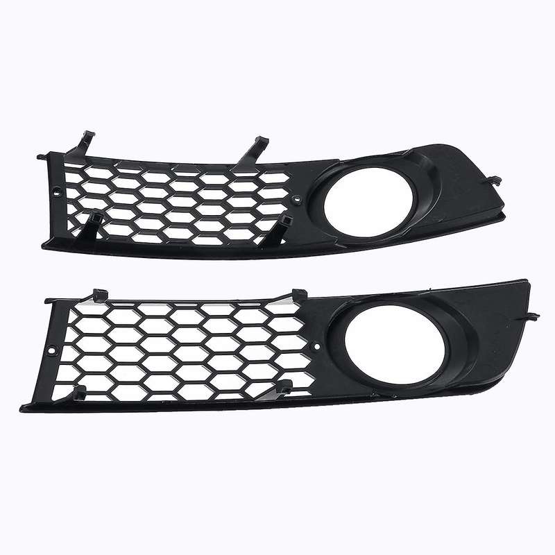 Car Front Fog Light Grille Honeycomb Mesh Style Grill Grille for  A4 B6 2001-2005
