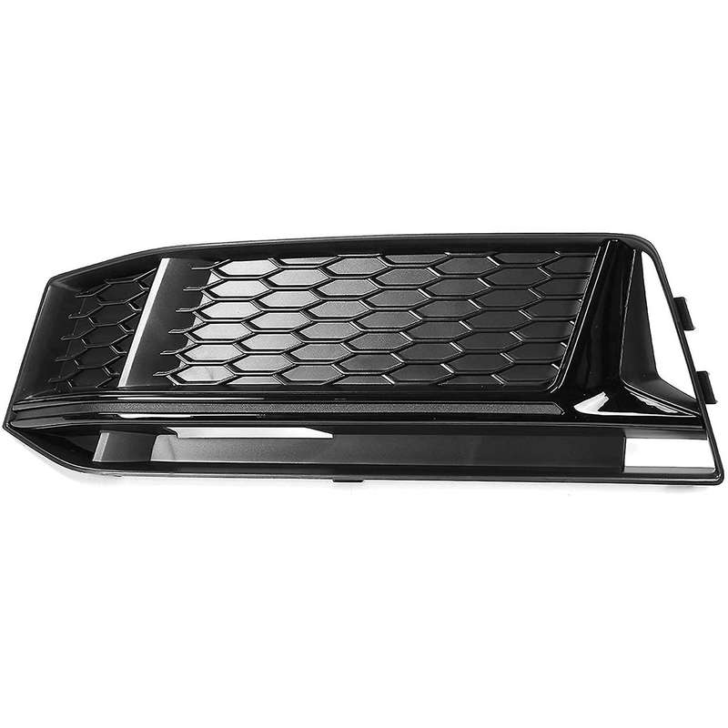 Car Front Fog Light Grill Grille Lamp Cover Honeycomb Hex for - A4 B9 S4 2016-2018 8W0807681K 8W0807