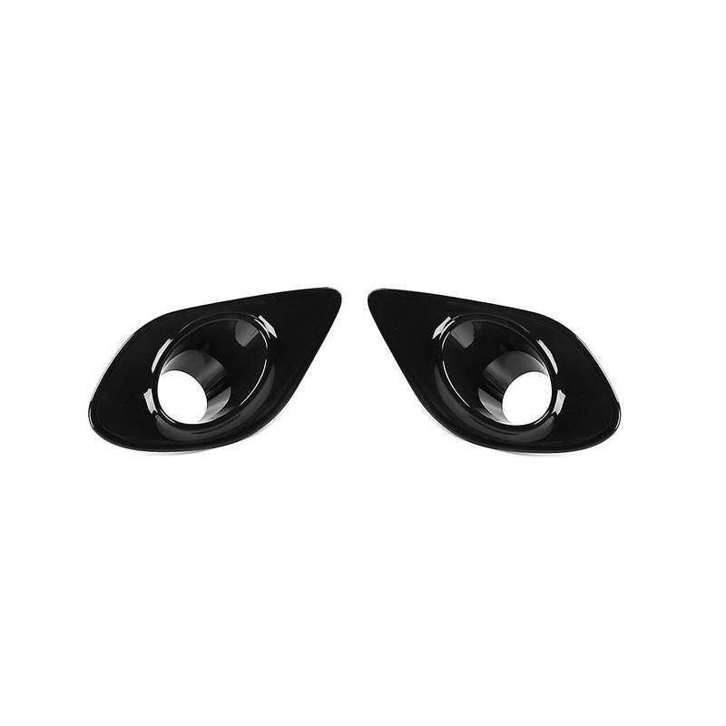 Car Front Fog Light Lamp Bezel Decoration Cover Trim for Charger 2015-2022 Accessories ,black 2pcs