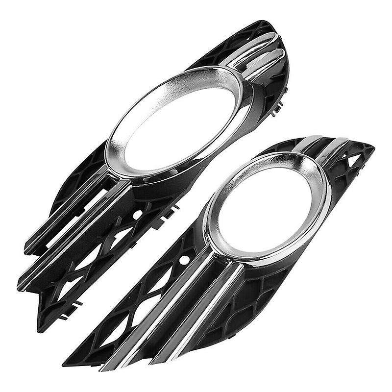 Car Front Fog Light Grill Chrome Trim Cover Set for Mercedes-benz E-class W211 07-09 A2118851174 A2