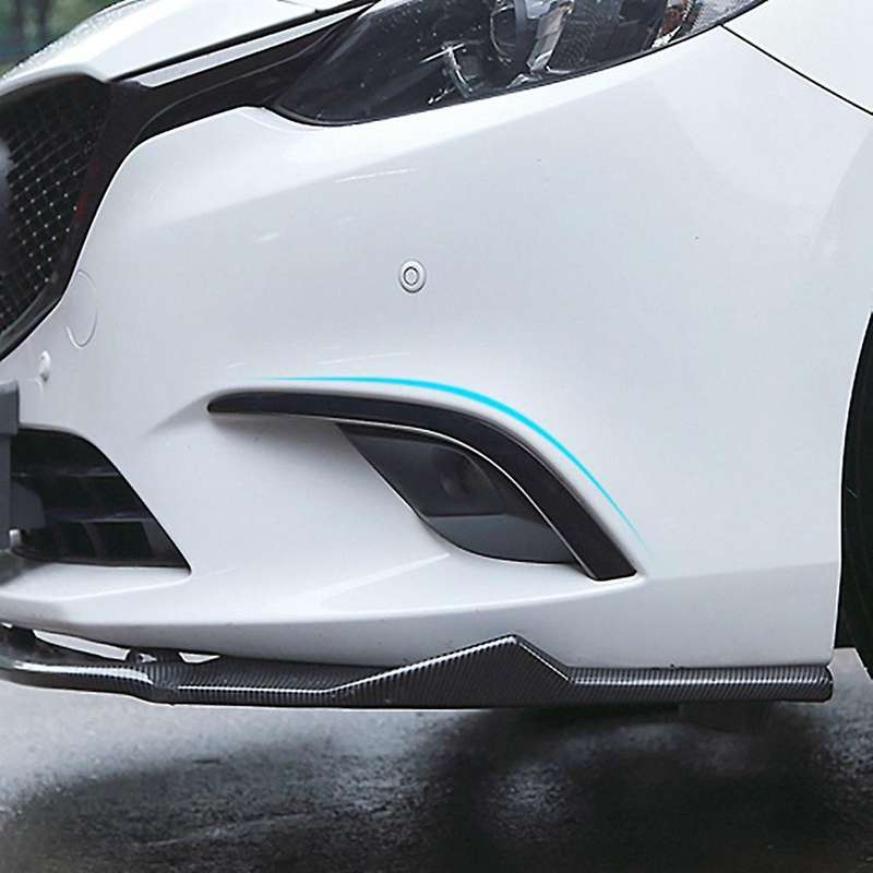 Car Front Fog Light Lamp Cover Trim Bumper Molding Garnish Eyebrow Eyelid Formazda 6 Atenza M6 2017