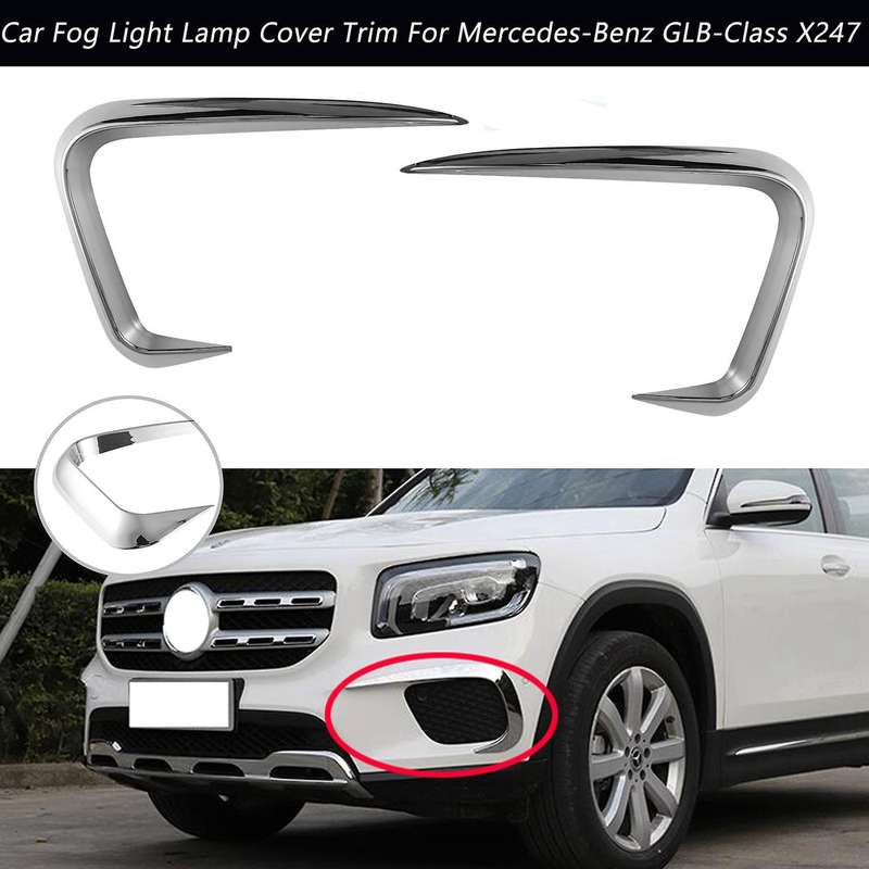 Car Front Fog Light Lamp Cover Decoration for -Class X247 2019 2020