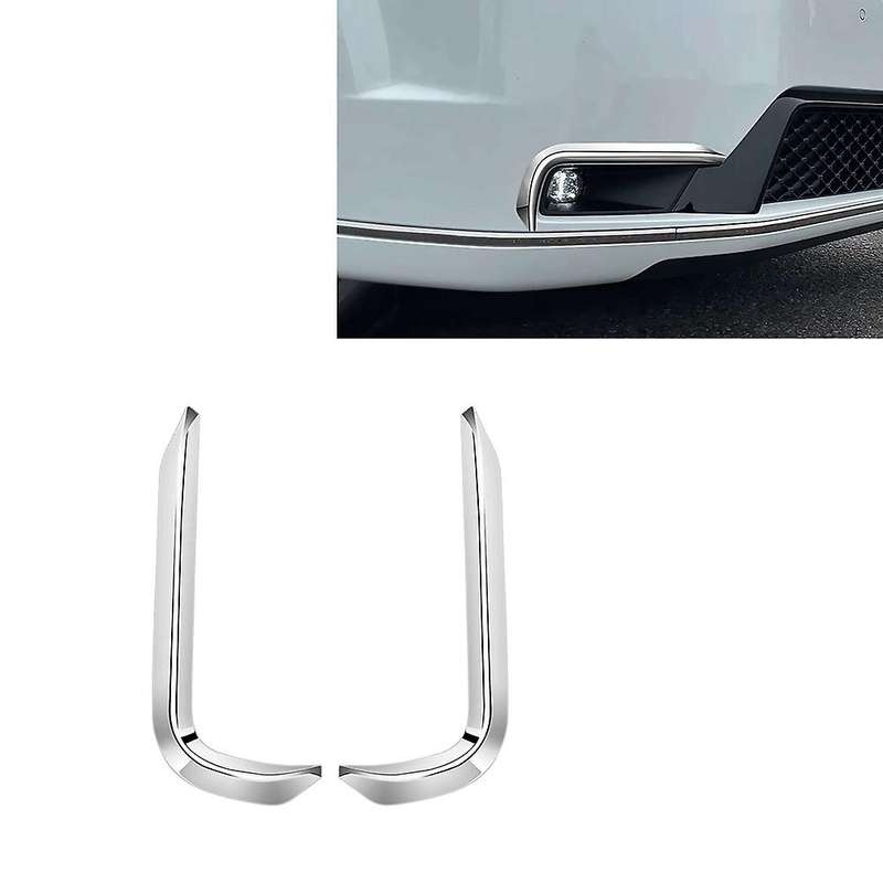 Car Front Fog Light Lamp Eyebrow Fog Light Trim Frame Front Bumper Splitter Spoilers for STEPWGN RP8