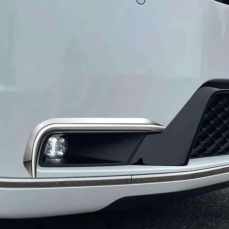 Car Front Fog Light Lamp Eyebrow Fog Light Trim Frame Front Bumper Splitter Spoilers for STEPWGN RP8