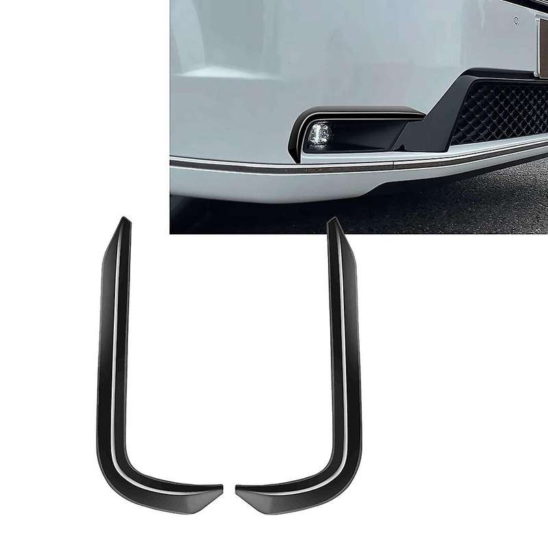 Car Front Fog Light Lamp Eyebrow Fog Light Trim Frame Front Bumper Splitter Spoilers for STEPWGN RP8