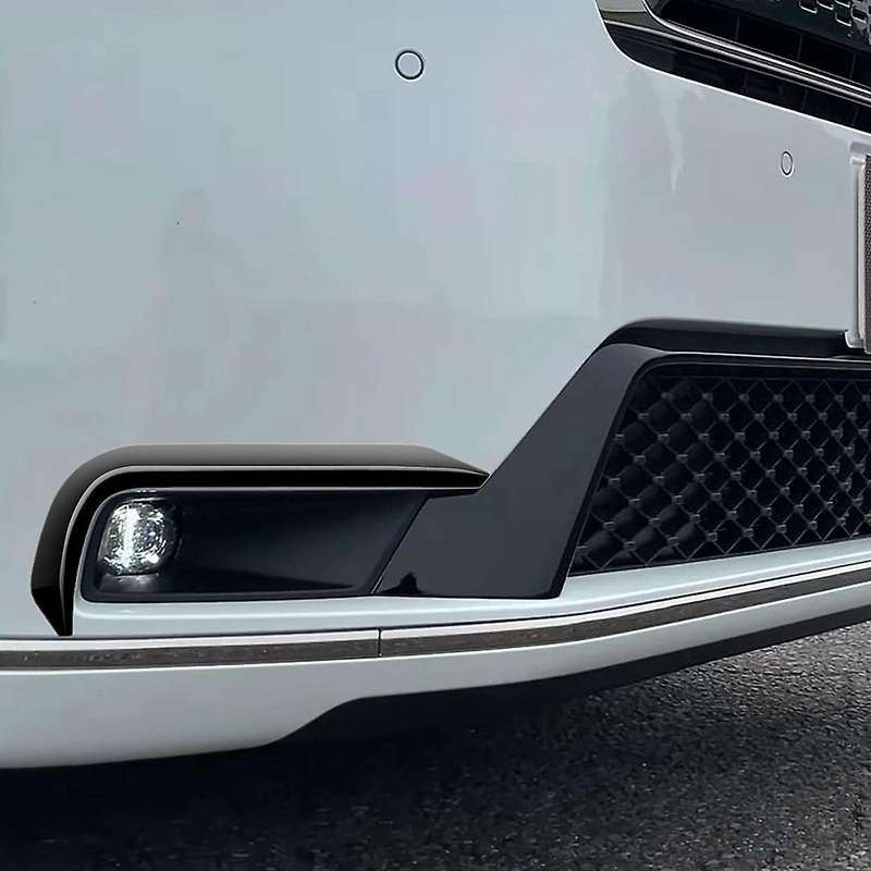 Car Front Fog Light Lamp Eyebrow Fog Light Trim Frame Front Bumper Splitter Spoilers for STEPWGN RP8