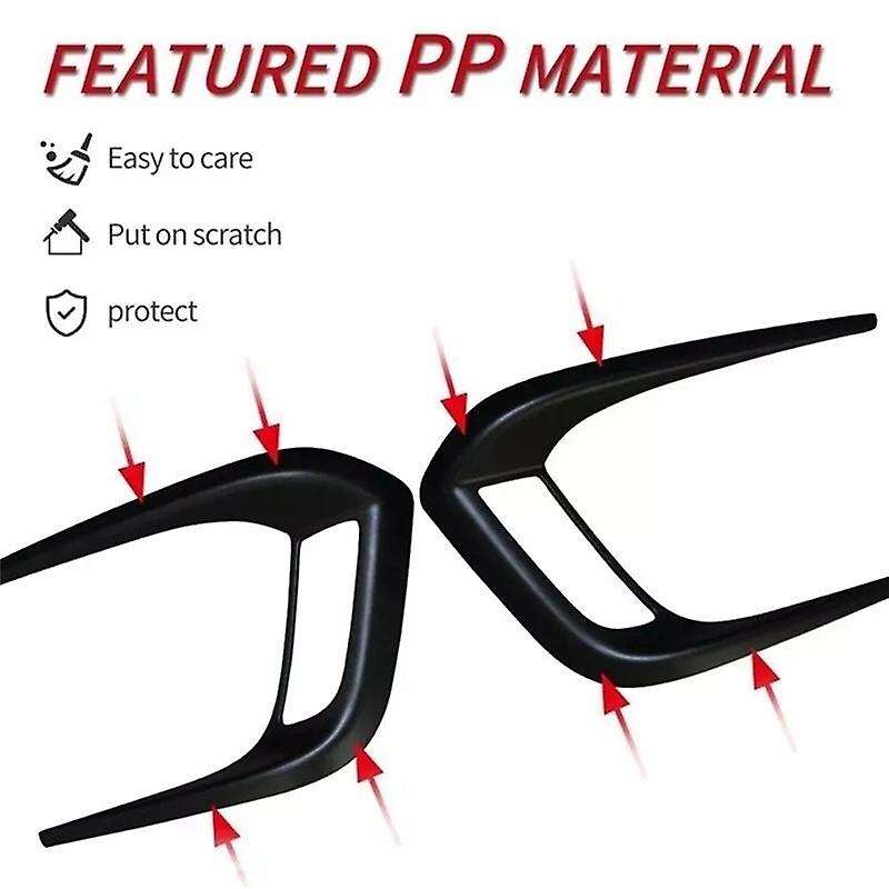 Car Front Fog Light Lamp Cover Garnish Strip Eyebrow Cover Trim for Vitara 2016-2020