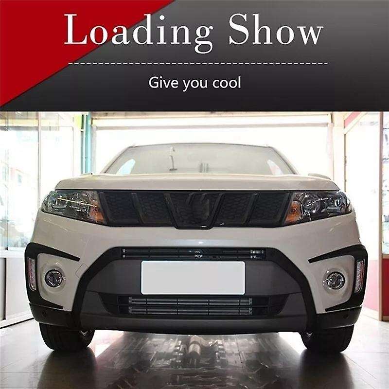 Car Front Fog Light Lamp Cover Garnish Strip Eyebrow Cover Trim for Vitara 2016-2020