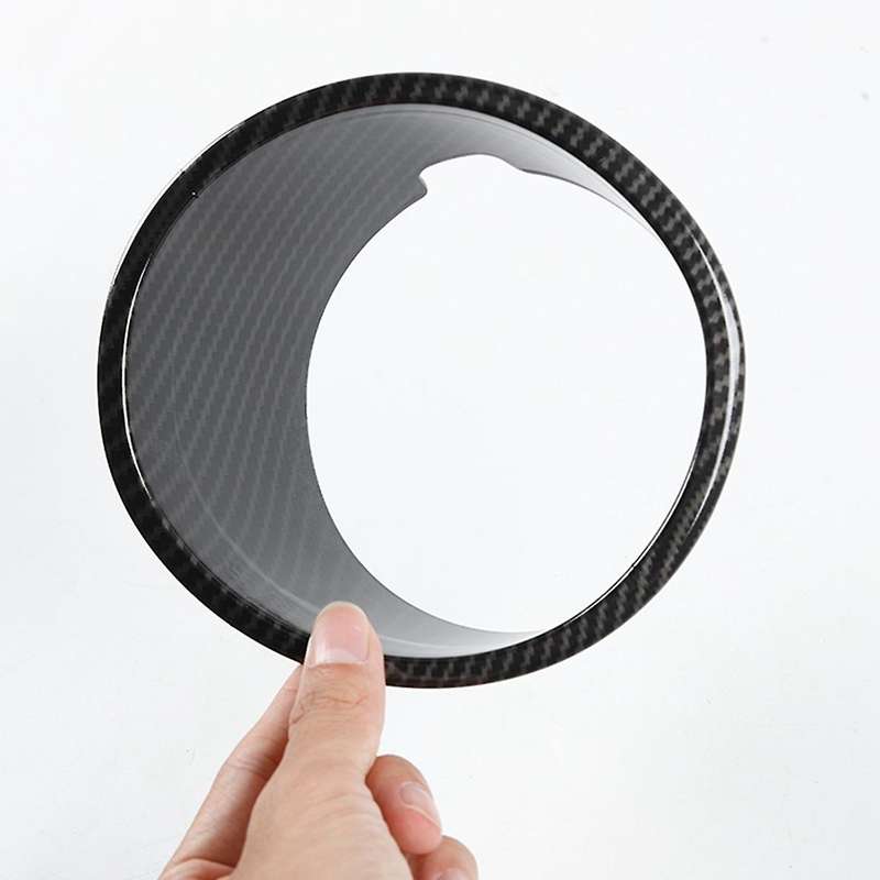 Car Front Fog Light Lamp Cover Trim for Nitro 2007-2012 Exterior Accessories, ABS Carbon Fiber