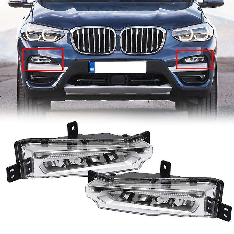 Car Front Fog Light Lamp LED Daytime Running Light for X5 X6 X7 G05 G06 G07 2018-2020 63177406365 63