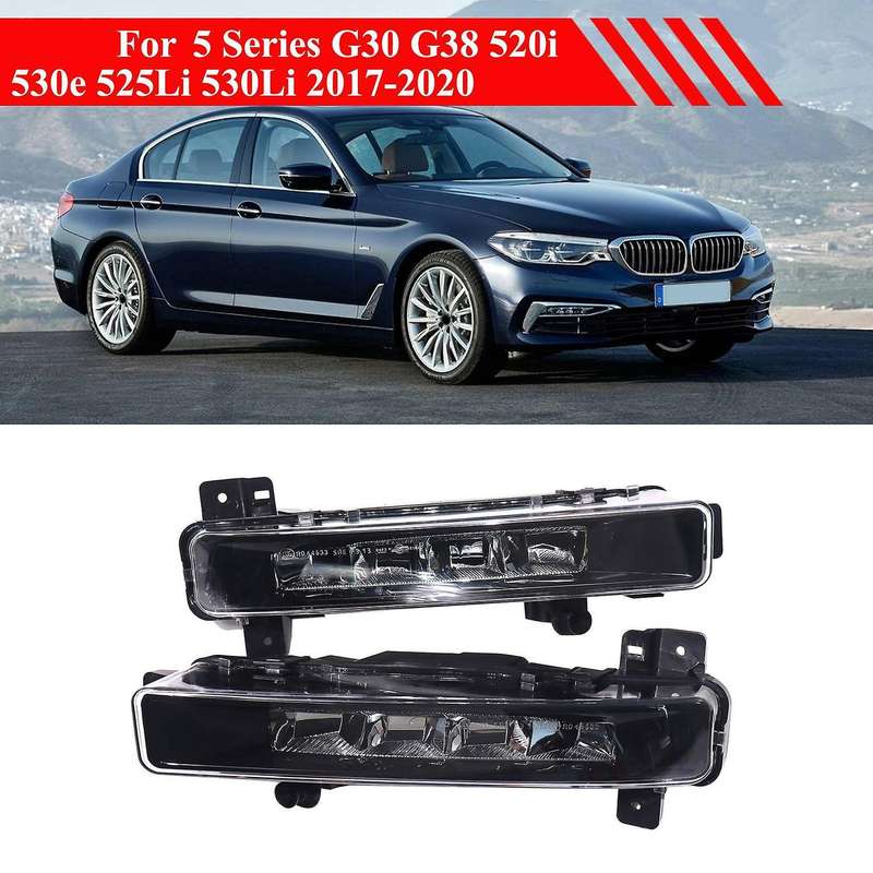 Car Front Fog Light Lamp LED Daytime Running Light for 5 Series G30 G31 G38 525Li 530Li 63179477171