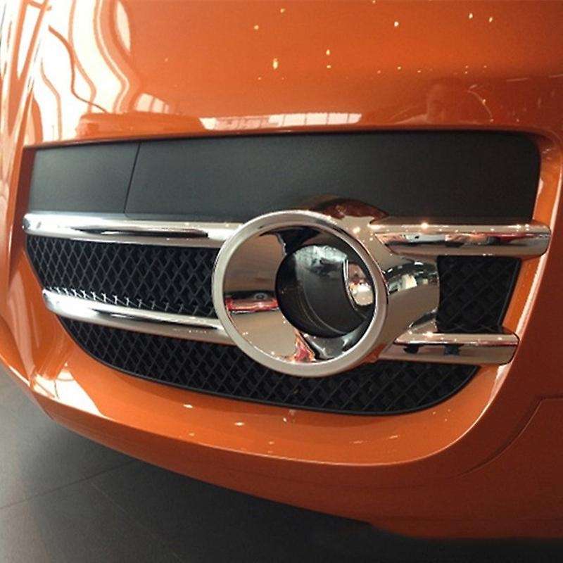 Car Front Fog Light Lamp Frame ABS Chrome Decoration Cover Trim 2Pcs for- Q3 2013 2014 2015