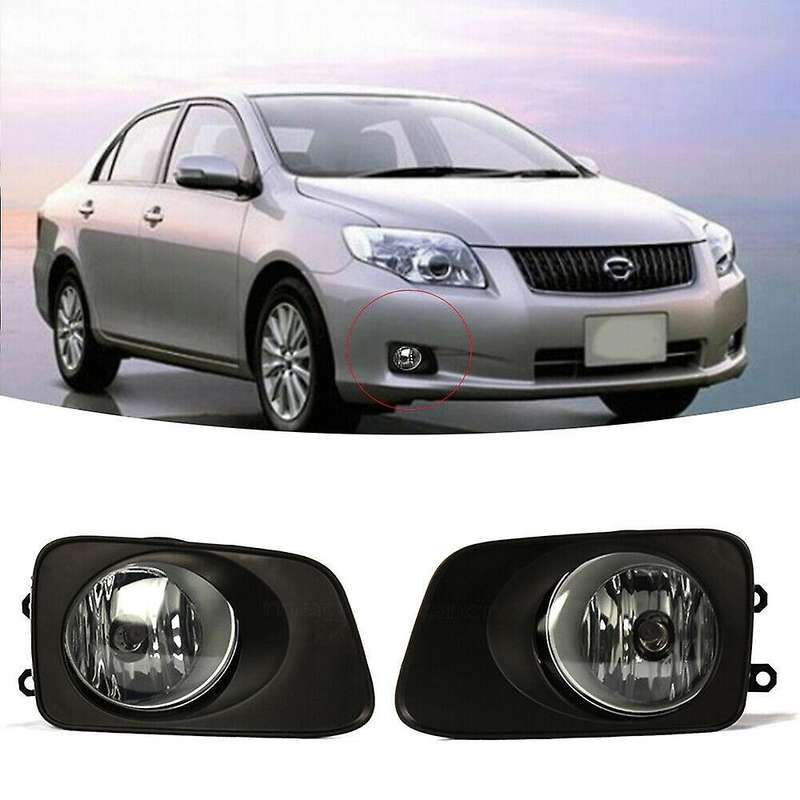 Car Front Fog Lights Bumper Daytime Running Driving Lamps Harness Switch Kits for Axio 2007-2011