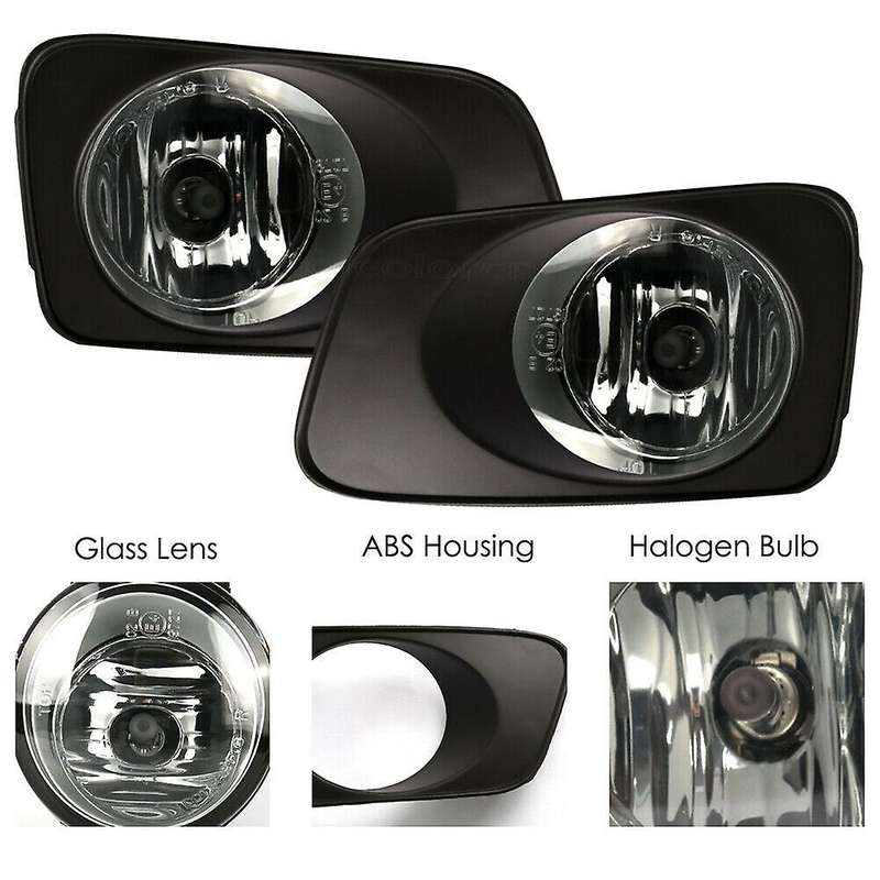 Car Front Fog Lights Bumper Daytime Running Driving Lamps Harness Switch Kits for Axio 2007-2011