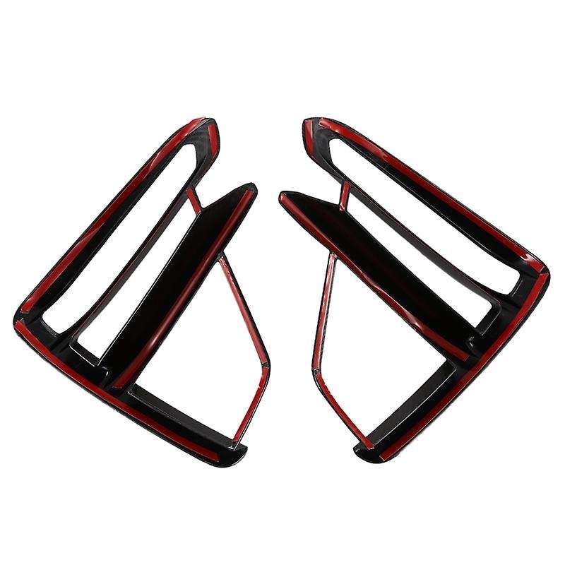 Car Front Fog Lights Lamp Frame Cover Trim for Forte / Cerato / 2019 2020 Carbon Fiber