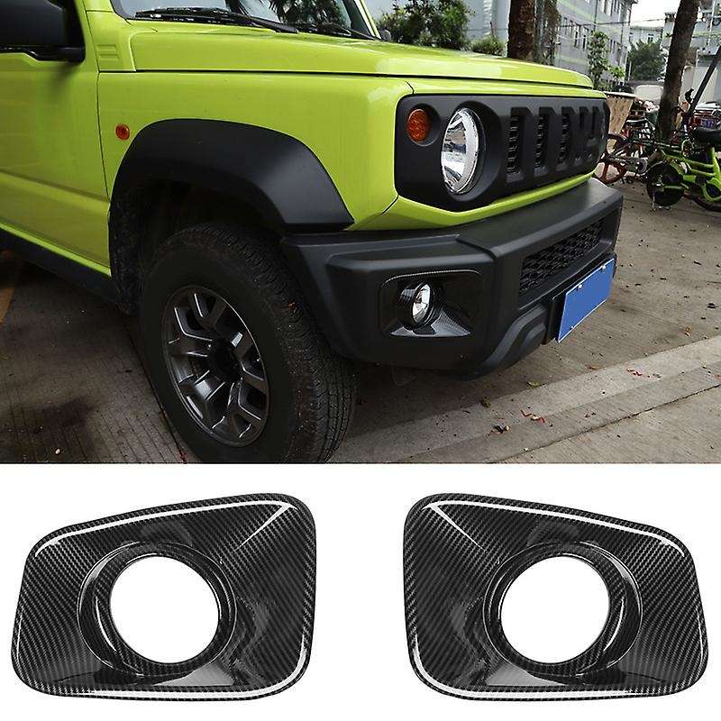Car Front Fog Lights Lamp Decoration Cover Trim for Jimny 2019 2020