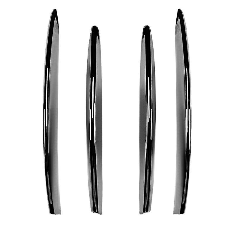 Car Front Fog Lights Trim Strips Bumper Lip Splitter Spoiler for CLA Class C118 X118 2023+ Silver