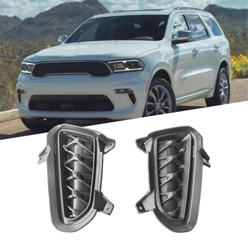 Car Front Foglight Fog Light Trim Grille 6UZ33RXFAA 6UZ32RXFAA for Durango 2021-2022 Car Accessorie