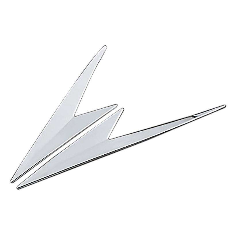 Car Front Fog Lights Lamps Eyelid Eyebrow Strip Molding Frame Cover Trim for 2017-2020