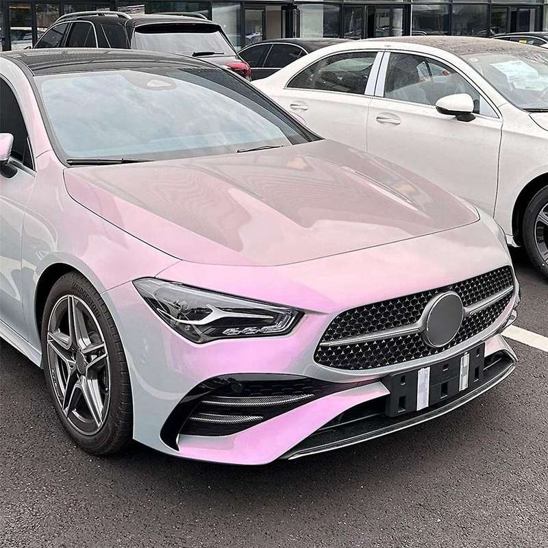 Car Front Fog Lights Trim Strips Bumper Lip Splitter Spoiler for CLA Class C118 X118 2023+ Carbon F