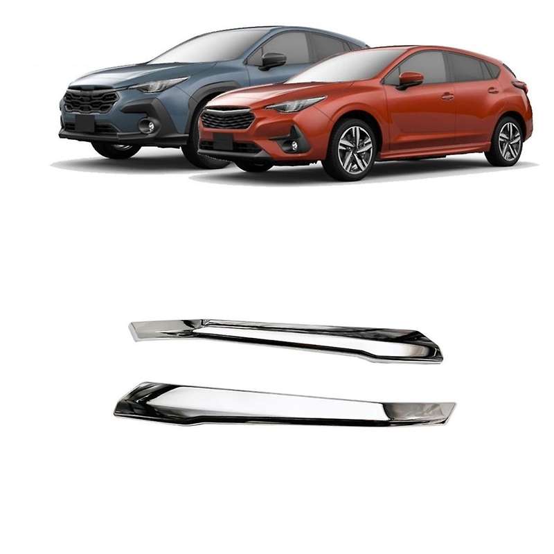 Car Front Grill Grille Cover Trim Decorative Strips for Crosstrek Impreza 2024 Accessories