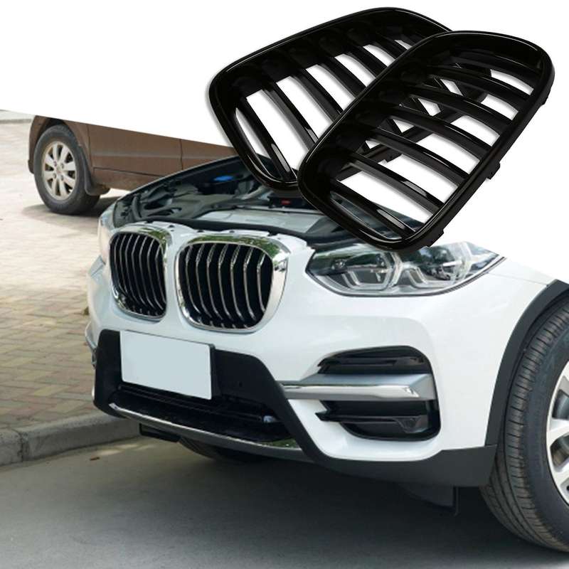 Car Front Gloss Black Kidney Grille Grill for  F25 X3 2011-2013 51117237422,51117237421, 51117210725