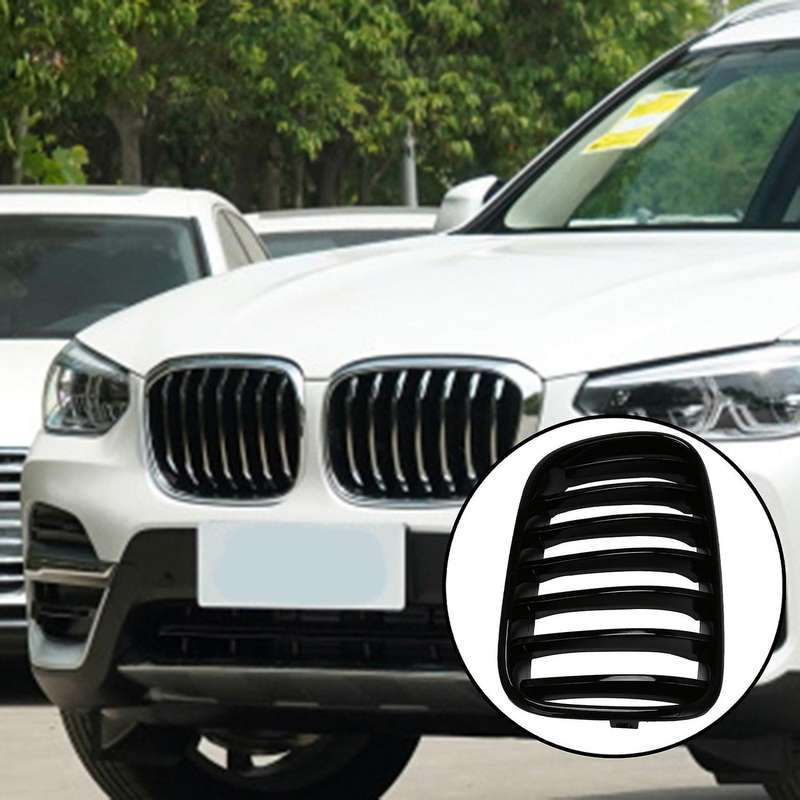 Car Front Gloss Black Kidney Grille Grill for  F25 X3 2011-2013 51117237422,51117237421, 51117210725