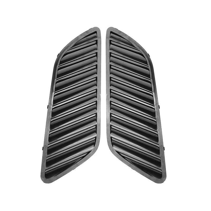 Car Front Grill Hood Cover Grill Air Outlet Vent Cover Trim for E90 E91 E92 F30 E46 Dtm Style(black