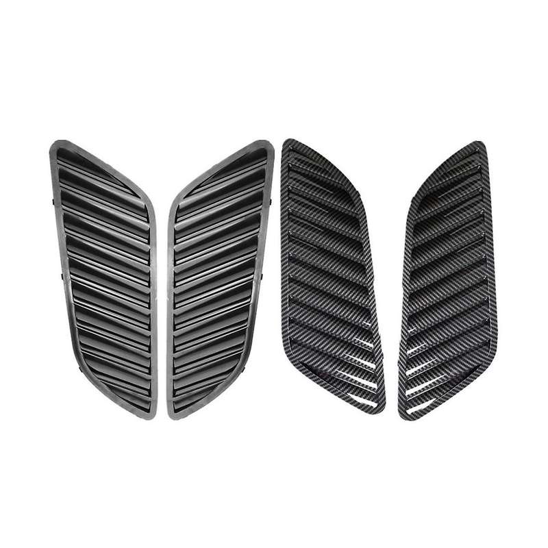 Car Front Grill Hood Cover Grill Air Outlet Vent Cover Trim for E90 E91 E92 F30 E46 Dtm Style(carbo