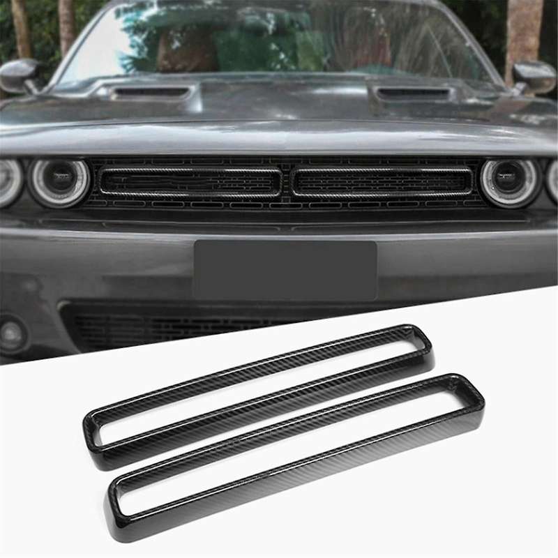 Car Front Grille Center Mesh Trim for 2015-2023 Car Decoration Sticker Grille Inserts Cover