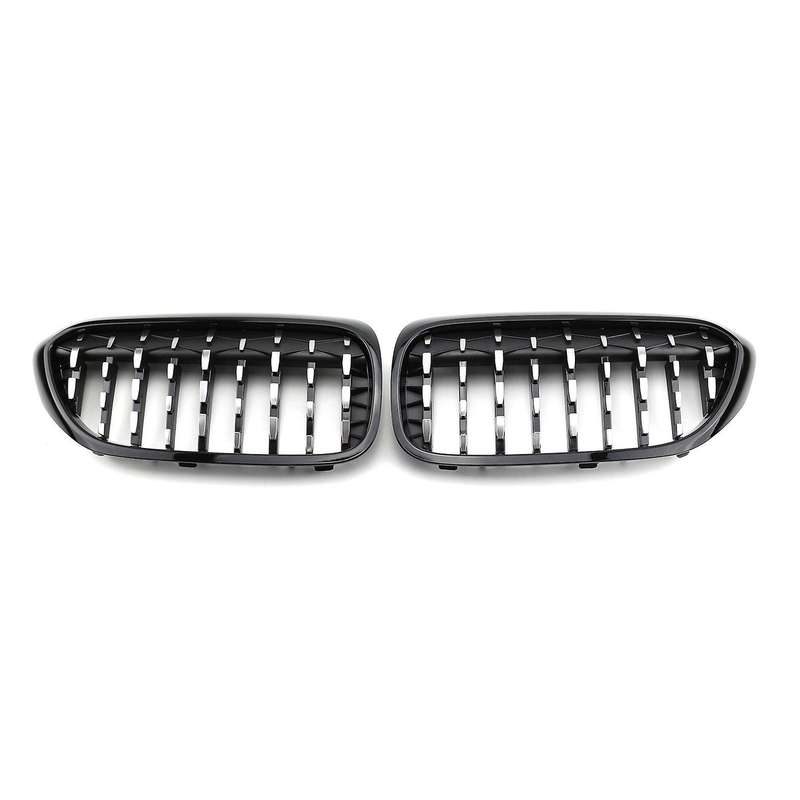 Car Front Grille Bumper Kidney Grill for - 5 Series G30 G31 G38 2018 2019 2020 Diamond Racing Grills