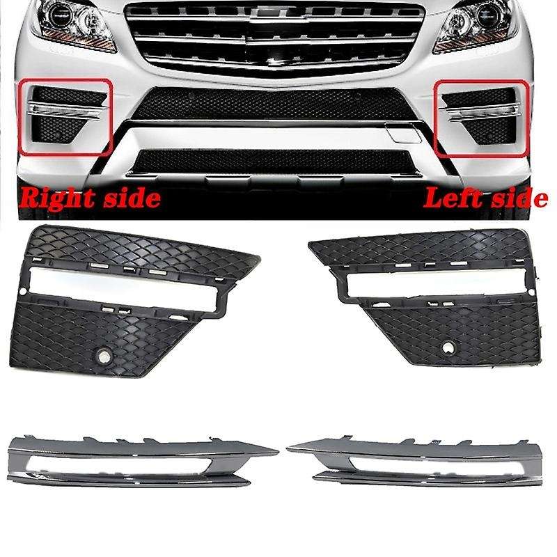 Car Front Grille Daytime Running Light Cover 1668851374 1668851474 for ML W166 ML250 ML350 ML400