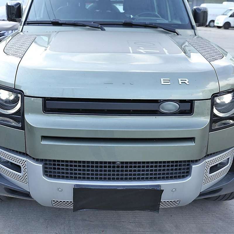 Car Front Grille Decorative Frame Mid-Grid Decorative Strip Cover for 2020-2021