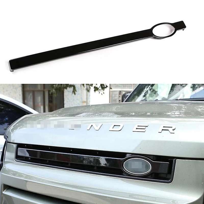 Car Front Grille Decorative Frame Mid-Grid Decorative Strip Cover for 2020-2021