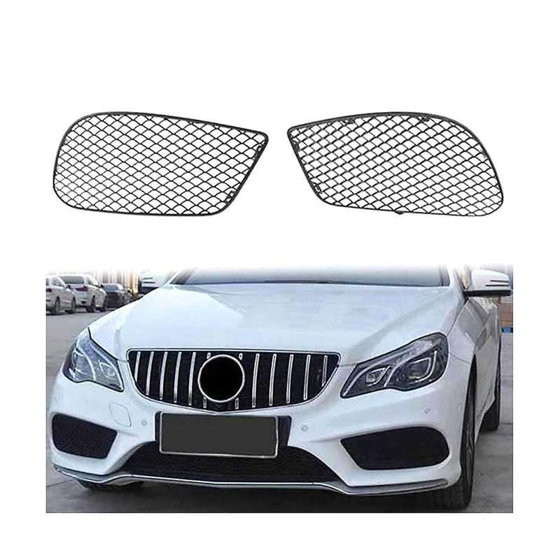 Car Front Grille Grill Lower Bumper Fog Light Cover Trim for E-class W207 E200 E300 2013 - 2016