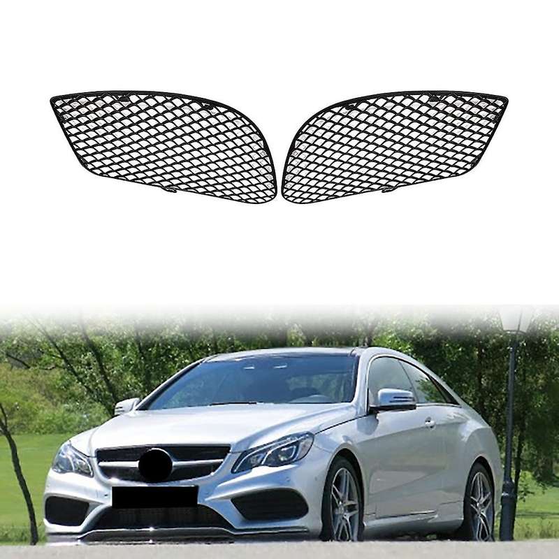 Car Front Grille Grill Lower Bumper Fog Light Cover Trim for E-Class W207 E200 E300 2013 2014 2015 2